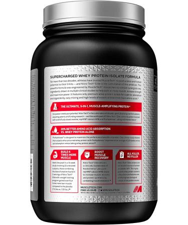 Muscletech Nitro Tech Elite Protein Powder - Cookies & Cream - 2.21 lbs (1 kg) - Buy Online on GoSupps.com