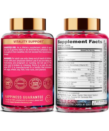 NUTRAHARMONY Biotin Collagen Keratin Capsules & Vitamin B-Complex Gummies - Buy Online on GoSupps.com