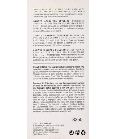 OPI Foot File Refill Strip Step 2 120 Grit 1 Count (Pack of 3) - Buy Online on GoSupps.com