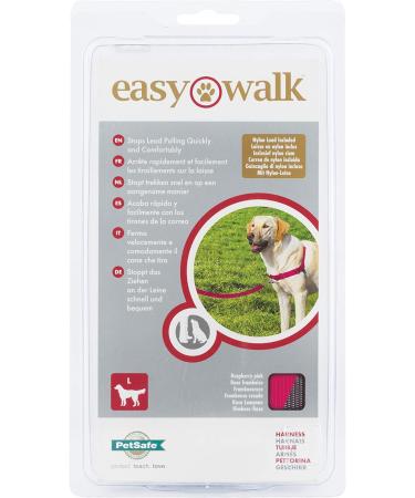 Buy PetSafe Easy Walk Harness - Anti-Pull Dog Harness (Size M Pink) with 1.8M Leash | Reduces Choking & Coughing - Shop Internationally! - Buy Online on GoSupps.com