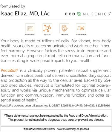 Econugenics PectaSol-C Modified Citrus Pectin Powder 150g - Immune Support & Detox - Buy Online on GoSupps.com