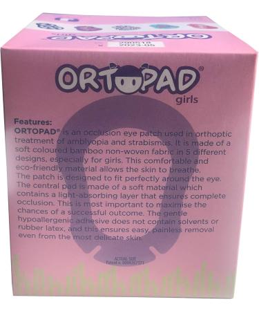 Buy Ortopad Bamboo Girls Eye Patches - Junior Size (0-2 yrs) Ghosts/Owls - 50 Count | International Shipping Available - Buy Online on GoSupps.com
