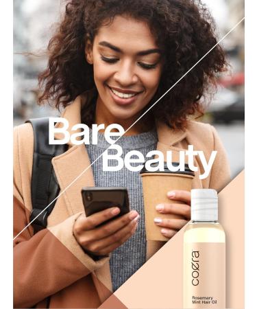 Rosemary Mint Hair Oil | 4 fl oz | Hydrating Moisturizing Paraben-Free | Ideal for All Hair Types - Buy Online on GoSupps.com