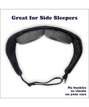 OwlzzZ Blackout Sleep Mask for Men & Women - 3D Contoured Adjustable Eye Mask for Side Sleepers - Black Hole - Buy Online on GoSupps.com