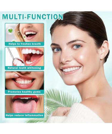 Buy DAMUSI Coconut Oil Pulling Mouthwash - Natural Whitening Fresh Breath Mint Flavor Teeth & Gums Health (237ml - Buy Online on GoSupps.com