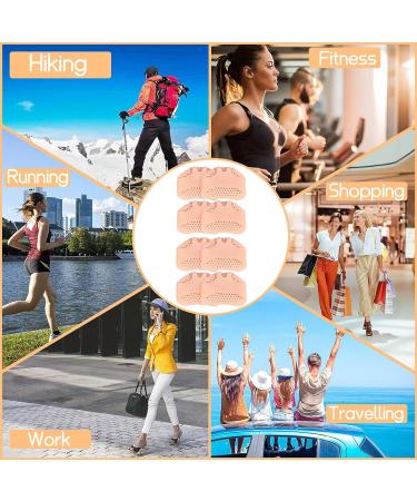 8 Silicone Forefoot Pads - Gel Cushions for Men & Women | Relief from Foot Pain & Metatarsal Support - Buy Online on GoSupps.com