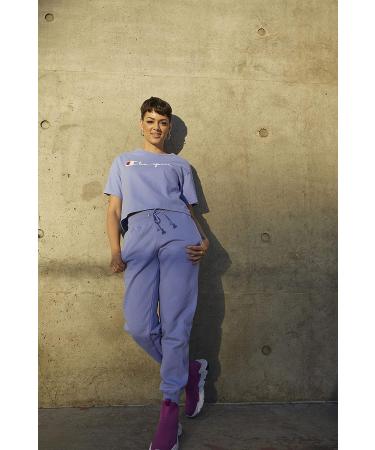 Champion Women's Reverse Weave Joggers - Fleece Sweatpants, Silver Grey, X-Small - Buy Online on GoSupps.com