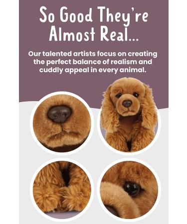 Living Nature 22cm Realistic Soft Cuddly Cocker Spaniel Dog Toy - Buy Online on GoSupps.com