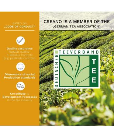 Creano Blooming Tea Gift Set - 8 Flowering Tea Balls in Glass Cup (200ml) - White Tea - Buy Online on GoSupps.com