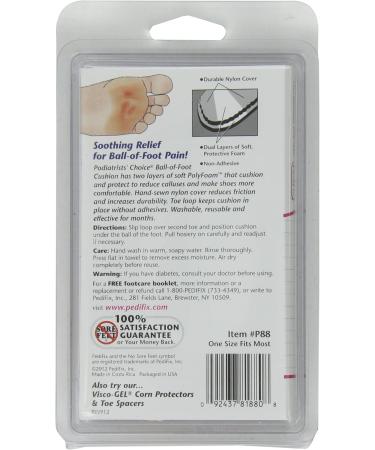 PediFix Deluxe Nylon-Covered Metatarsal Cushion P88 - Comfort & Support for All Feet | International Shipping Available - Buy Online on GoSupps.com