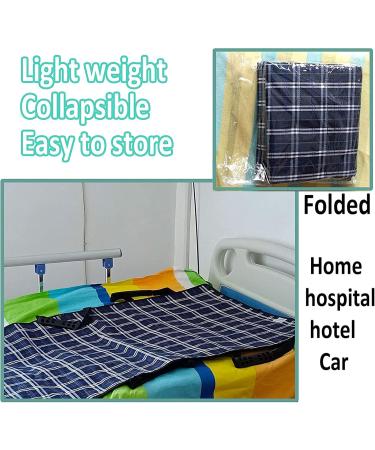 Positioning Bed Pad with Handles Slide Sheet Elderly Medical Lift Equipment Bariatric Handicap Lift Commode Sling Medical Transfer Belt with Four Point Support Full Body Sling blue - Buy Online on GoSupps.com