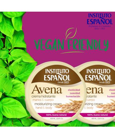 Instituto Espa ol Oats Moisturizing Body Cream | Women Men Body Cream | Treatment and Elasticity for Dry Chapped Skin | Ideal for the Whole Family | Pack of 800 ml - Buy Online on GoSupps.com