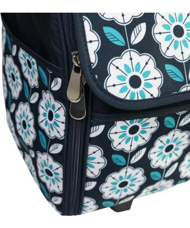 Everything Mary Collapsible Sewing Machine Case Teal - Craft Rolling Tote with Wheels - Buy Online on GoSupps.com