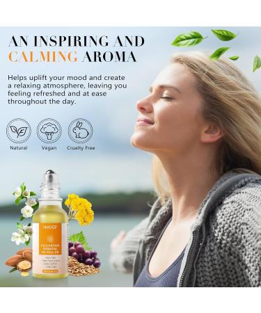 Helichrysum Essential Oil Roll On 20ml - Natural Helichrysum Oil Blend Roller for Aromatherapy & Skin Vitality, Massage, Happy, Relaxation, Stress Relief, Skin Care - Buy Online on GoSupps.com