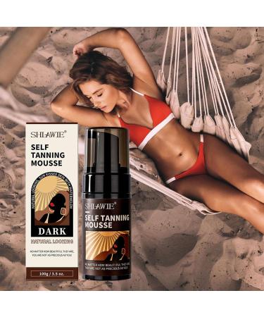 Self Tanning Mousse For Face Self Tanning Mousse Face And Body Moisturizing Natural Sunless Tanning Mousse Self Tanning Mousse For Tanned Complexion 100g - Buy Online on GoSupps.com