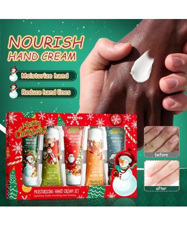 Set of 5 women's hand lotions - Moisturizing cream for chapped hands - Dry skin - Hand care - Anti-dryness moisturizing cream for hands and body - Buy Online on GoSupps.com