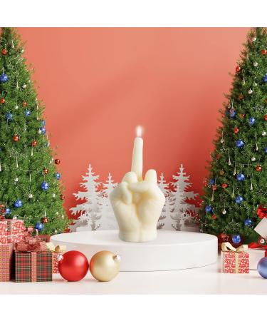 GroBro7 Middle Finger Candle - Danish Pastel Fragrance | Natural Soy Wax Aromatherapy Decor & Pine Incense Sticks for Desk & Home | Unique Gift for Parties & Housewarming - Buy Online on GoSupps.com