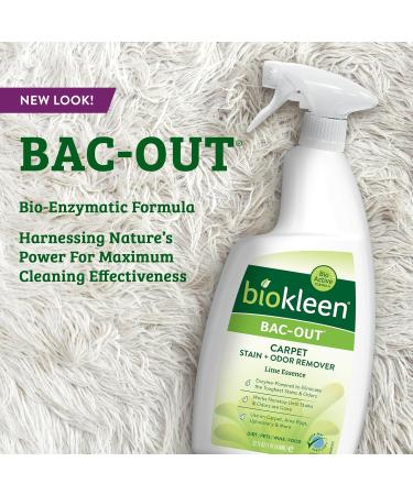 Biokleen Bac-Out Stain Remover - Eco-Friendly Enzymatic Cleaner for Carpet & Clothes - 32 oz & Gallon Refill - Best for Pet Stains Diapers Wine & More - Buy Online on GoSupps.com