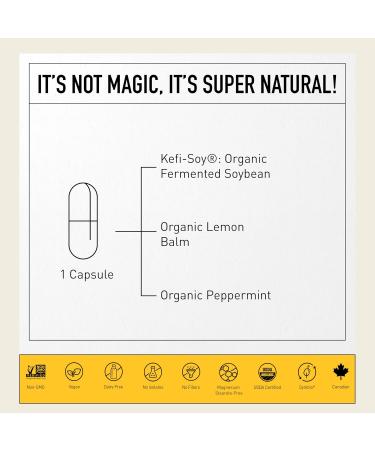 Gut Health Supplements - Your Flora Probiotic Sensitive with Fermented Soybean Lemon Balm Peppermint & Prebiotics - Cleanse Detox for Men & Women - Vegan Non-GMO - Living Alchemy 60 Pcs - Buy Online on GoSupps.com