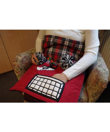 Iuvas 2-Page Dementia Muff | Sensory Therapy Aid & Nestel Pillow/Blanket for Seniors | International Shipping - Buy Online on GoSupps.com