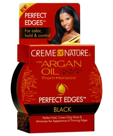 Creme of Nature Perfect Edges  Black  2.25 Ounce Argan Oil 2.20 Ounce (Pack of 1)