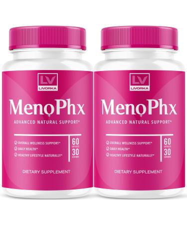 (2 Pack) MenoPhx MenoPhx MenoPhx Capsule MenoPhx Detox Meno PHX PHX Meno MenoPhnx (120 Capsules)