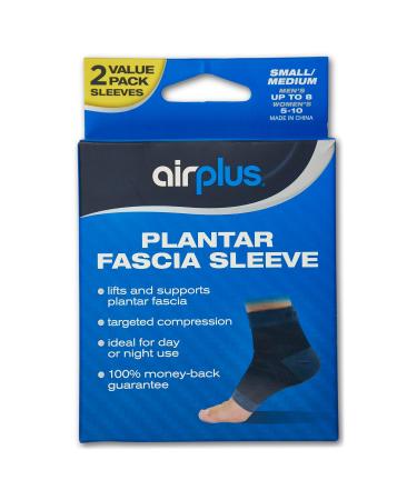Airplus Plantar Fascia Sleeve - Heel & Arch Support for Men & Women | Small-Medium Sizes 5-10 Women 7-8 Men - International Shipping Available - Buy Online on GoSupps.com