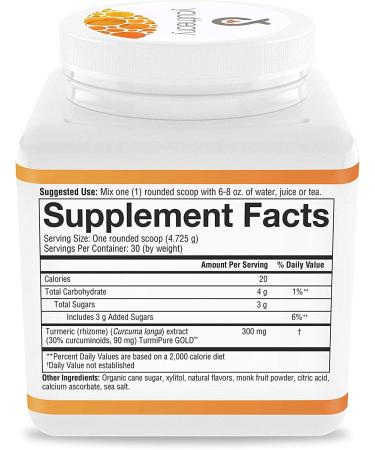 Youtheory Turmeric Powder Tropical 5 oz - Premium Organic Spice for Health & Wellness - Buy Online on GoSupps.com
