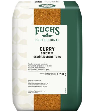 Fuchs Professional - Curry r ti m lange d' pices | poudre de curry saveur torr fi e | qualit professionnelle pour les gros consommateurs | 1 2 kg dans un sac
