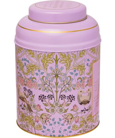New English Teas Song Thrush & Berries Tea Caddy - 240 English Breakfast Teabags | Pink Design - Buy Online on GoSupps.com