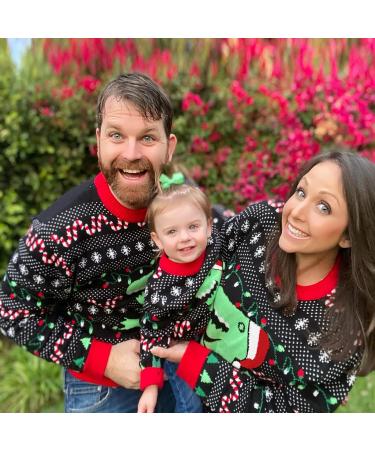 OFIMAN Family Matching Christmas Dinosaur Sweaters - Kids to Adults Ugly Xmas Outfits - Buy Online on GoSupps.com