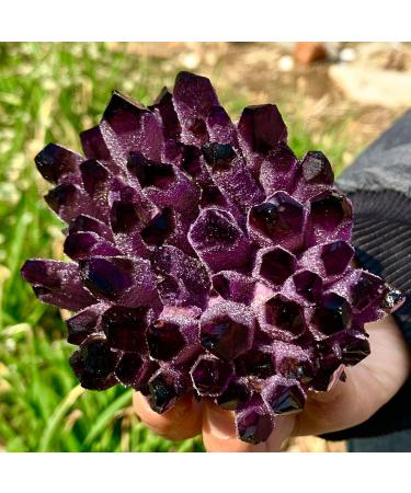 Natural Amethyst Quartz Specimen Beautiful (Size : 450-500g) ERTEYIN (Size : 350-400g) - Buy Online on GoSupps.com