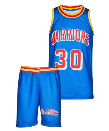 Amdrabola basketball children jersey basketball training jersey kit black blue come with shorts basketball fans (4-13 years) light blue 164