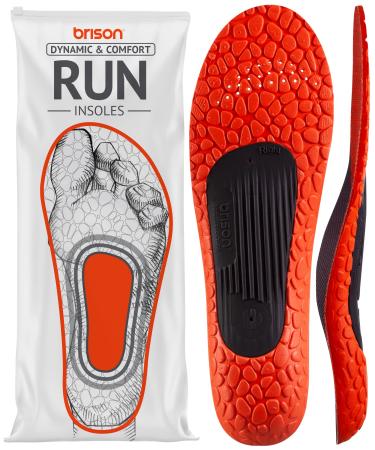 Running Insoles for Women Men - Sport Shoes Orthotic Cushion Inserts for Run Cycling Long Walk Men 11-13 Women 12.5-14.5