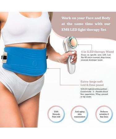 7-in-1 LED Skincare Set: Red Light Therapy Lamp, Facial Massager & Anti-Aging Tools for Rejuvenation & Dark Spot Removal - Buy Online on GoSupps.com