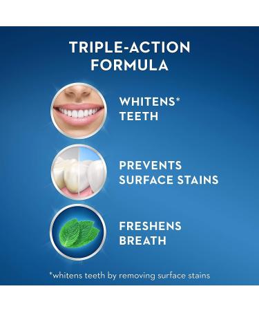 Crest 3D White Glamorous White Alcohol Free Whitening Mouthwash, Fresh Mint, 16 Fl Oz - Pack of 1 - Buy Online on GoSupps.com