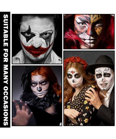 Clown Makeup Kit - Professional Black White Red Face Paint for Halloween & SFX Effects | Bodily Makeup Mastery - Buy Online on GoSupps.com