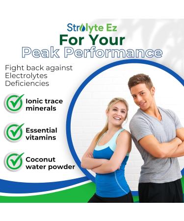 Strolyte Ez Keto Electrolytes Powder - Sugar Free Daily Hydration Powder Boost Energy & Muscle Recovery - Refreshing Tangerine Electrolyte Powder with All Essential Electrolytes & Trace Minerals - Buy Online on GoSupps.com