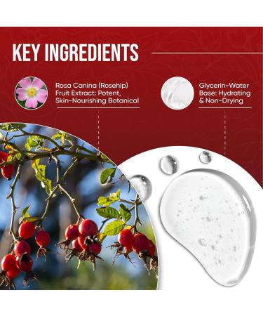 St. Croix Products Pure Rosehip Extract Serum Premium Cosmetic-Grade Liquid for Skin & Hair Hydrating Anti-Aging Botanical Formula (8 oz) - Buy Online on GoSupps.com