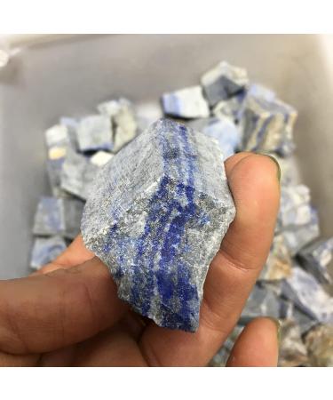 JEWIZJST 100g Natural Rough Lapis Lazuli Crystal Gemstone StoneStone Hot NaturalReiki Decoration Crystal Specimen - Buy Online on GoSupps.com