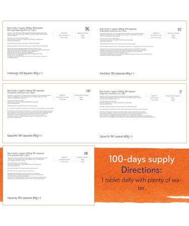 Now Foods L-Lysine 500mg - 100 Vegan Capsules | Lab-Tested Amino Acid Supplement - Gluten-Free, Soy-Free, GMO-Free - Buy Online on GoSupps.com