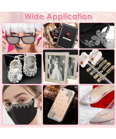 1980pcs Self Adhesive Clear Rhinestone Stickers - Shynek Stick on Rhinestone Gems for Face, Hair, Makeup & Crafts | 6 Sizes - Buy Online on GoSupps.com