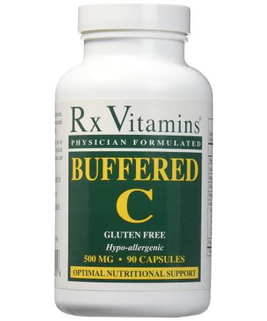 RX Vitamins - Buffered C 500 mg 90 caps Health and Beauty