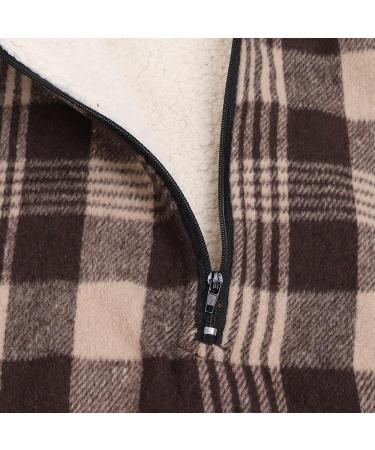 Hooded Blanket Shawl Lightweight Wheelchair Blanket Double Layer Half Blanket Semi-Recumbent Softness for Home Use - Buy Online on GoSupps.com