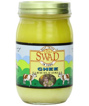 Swad Butter Ghee (Clarified Butter), 16.0 Ounce 1 Pound (Pack of 1) - Buy Online on GoSupps.com