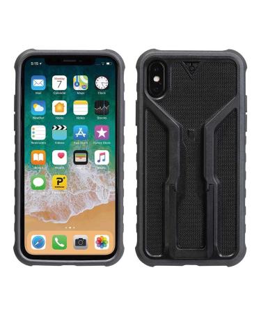 Topeak smartphone case: RideCase for iPhone X without holder black/gray