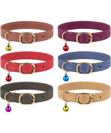 Murom Adjustable Soft Genuine Leather Cat Collar - Smoky Blue - Buy Online on GoSupps.com