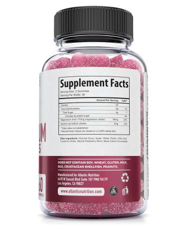 Supergreen & Magnesium Gummies - Magnesium Helps Muscles Recover Delicious Supergreens with Spinach Broccoli Beetroot Green Tea & Acai for Immunity Support- 60 Gummies - Buy Online on GoSupps.com