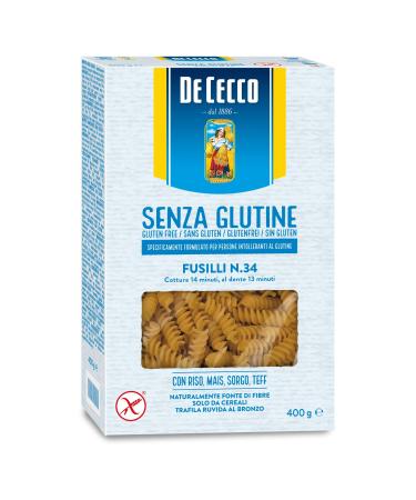 5 x De Cecco Fusilli 400 g gluten free glutenvrije pasta noedels