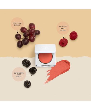 Honest Beauty 2-in-1 Creme Cheek Blush + Lip Color - EWG Verified Vegan Cruelty-Free | Fire Coral - International Shipping - Buy Online on GoSupps.com